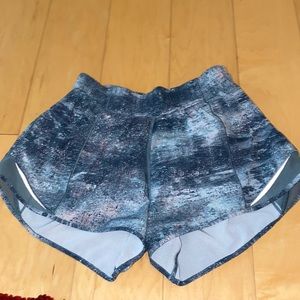 Lululemon splatter paint shorts